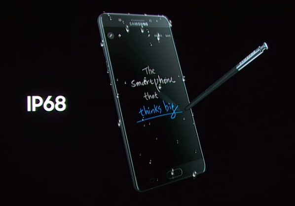 Galaxy Note 7 Tahan Air