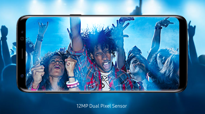 Kamera Samsung S8 Plus 12MP dan 8MP