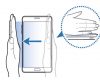 Palm swipe to capture