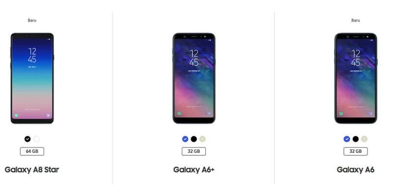 Daftar Harga Samsung Galaxy A Series Baru dan Bekas